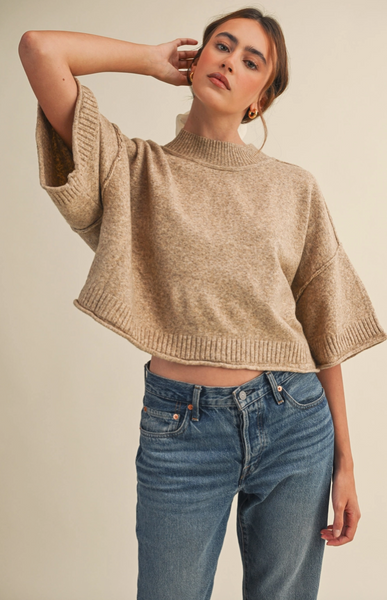 Anna Ross Sweater -- Mocha Mousse