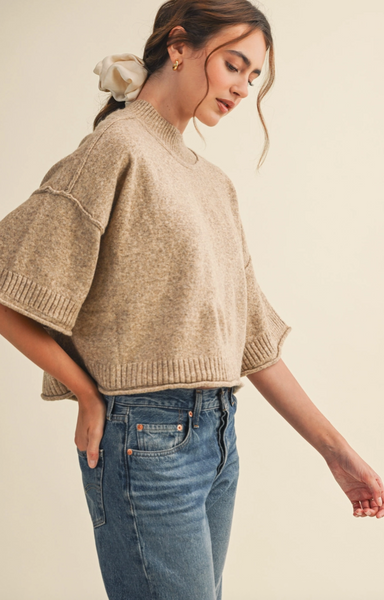 Anna Ross Sweater -- Mocha Mousse