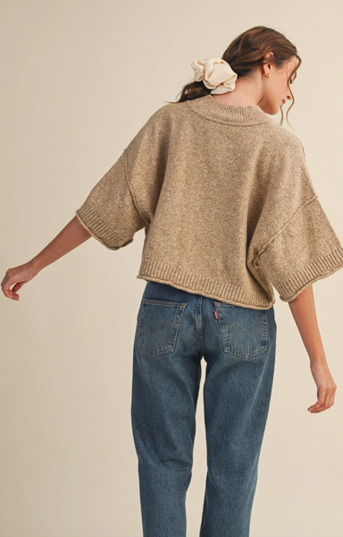 Anna Ross Sweater -- Mocha Mousse