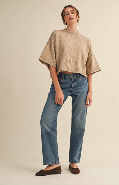 Anna Ross Sweater -- Mocha Mousse