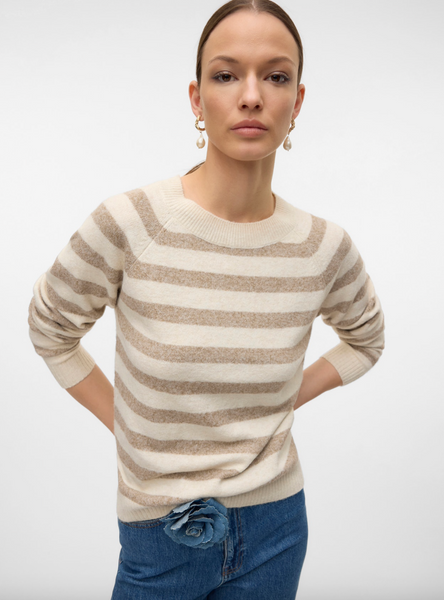 Emma Sweater -- Cream Tan