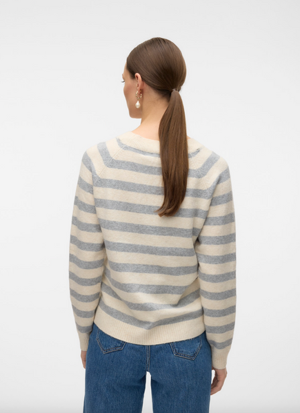 Emma Sweater -- Cream Gray