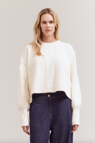 Jen Sweater -- Ivory