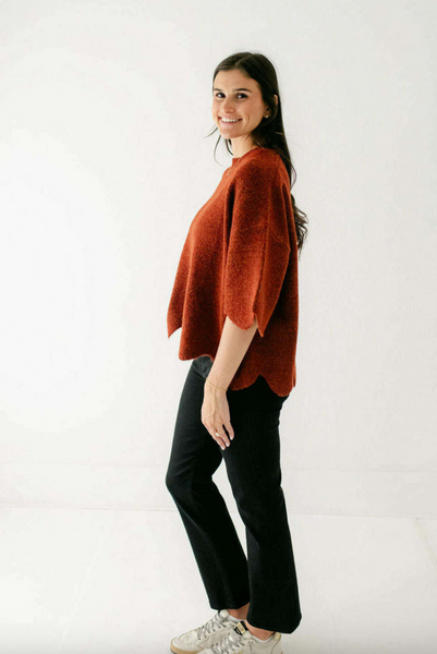 Annie Sweater -- Rust