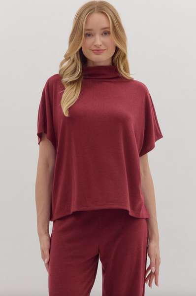Brooklyn Top -- Burgundy