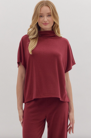 Brooklyn Top -- Burgundy