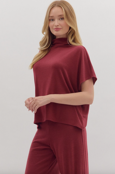 Brooklyn Top -- Burgundy