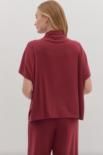 Brooklyn Top -- Burgundy