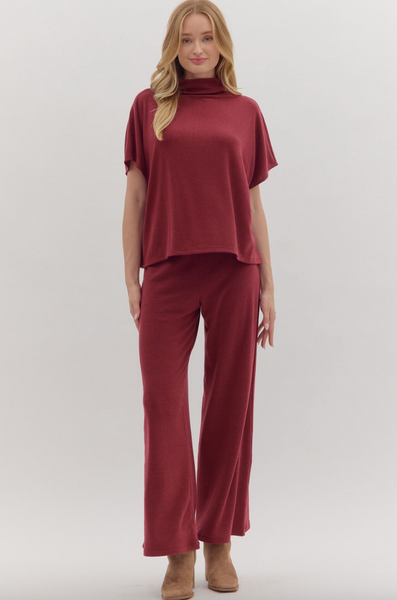 Brooklyn Top -- Burgundy