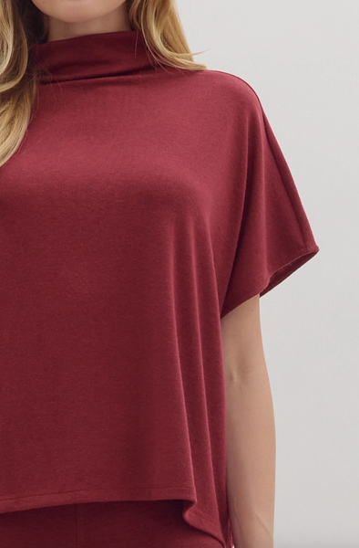 Brooklyn Top -- Burgundy