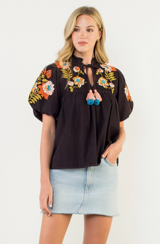 Queens Top -- Chocolate