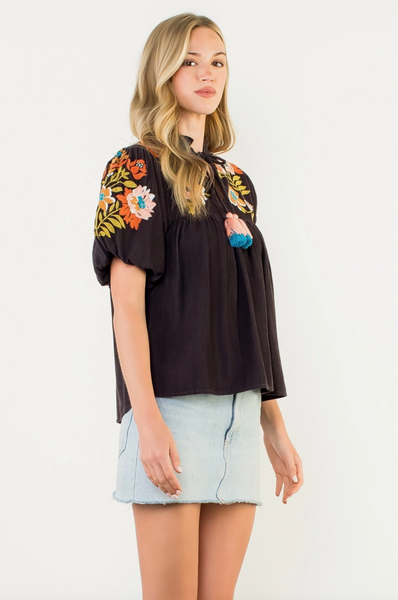 Queens Top -- Chocolate