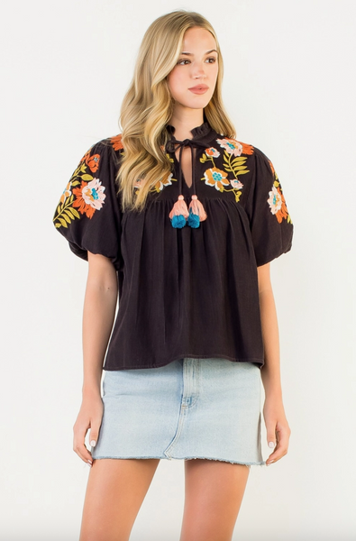 Queens Top -- Chocolate