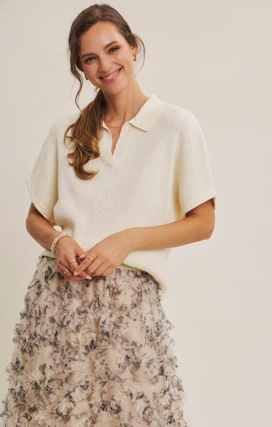 Effortless Top -- Cream