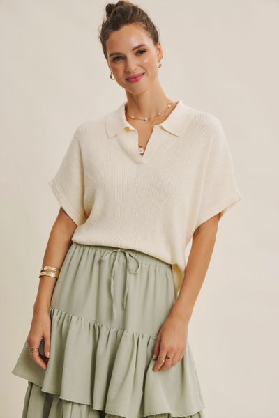 Effortless Top -- Cream
