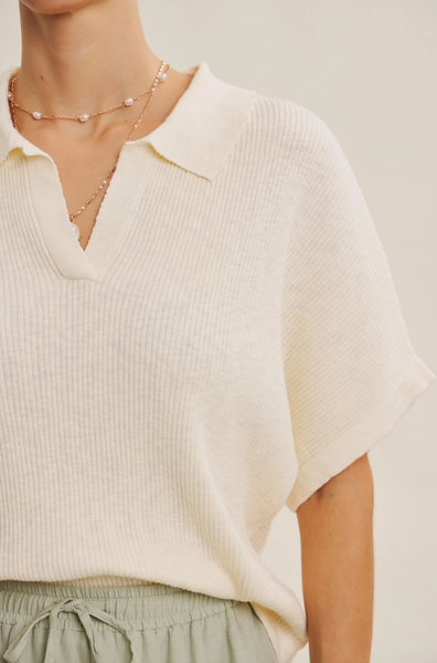 Effortless Top -- Cream