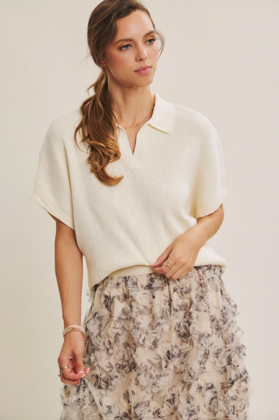 Effortless Top -- Cream