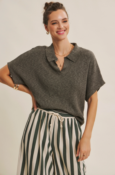 Effortless Top -- Olive