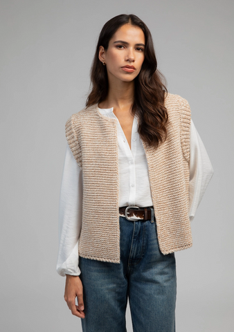 Ginger Vest -- Beige