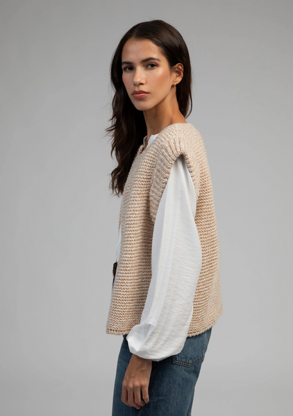 Ginger Vest -- Beige
