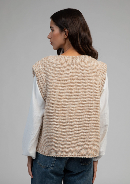 Ginger Vest -- Beige