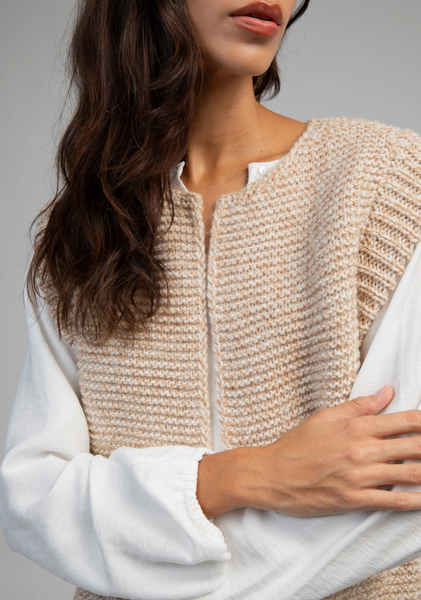 Ginger Vest -- Beige
