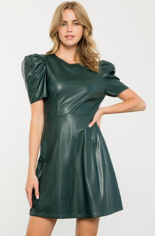 Ophelia Dress -- Green