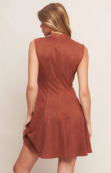 Blair Dress -- Rust