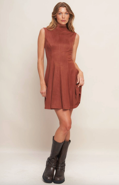 Blair Dress -- Rust