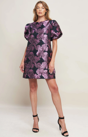 Orchid Dress -- Black