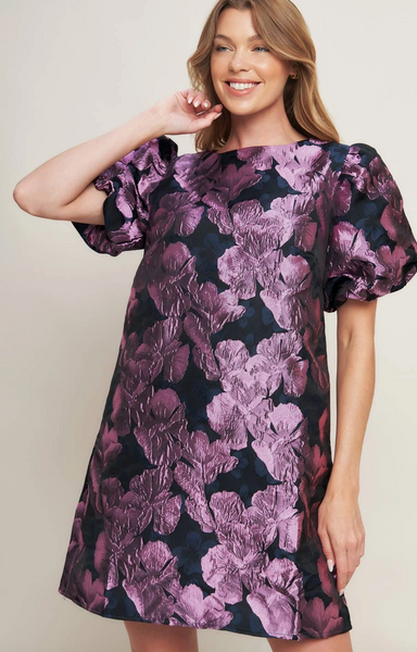 Orchid Dress -- Black