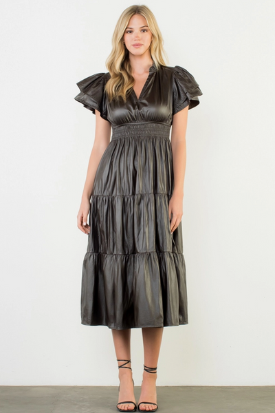 Sarah Dress -- Olive