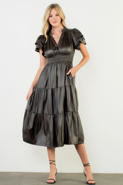 Sarah Dress -- Olive