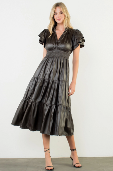 Sarah Dress -- Olive