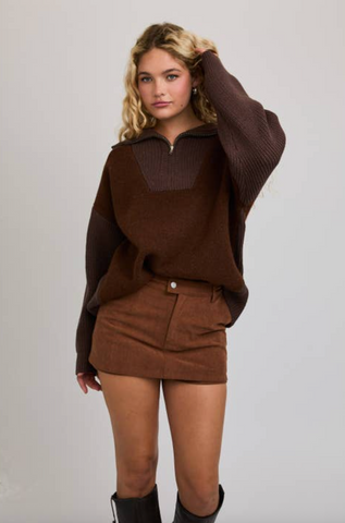 Annika Sweater -- Brown