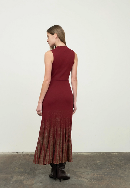Phoenix Dress -- Oxblood