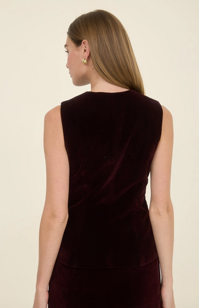Nadine Vest -- Plum