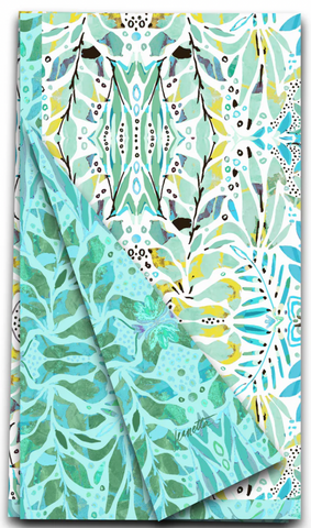 Amina Sea Glass Tea Towel