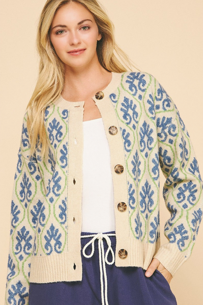 Quinn Cardigan -- Oatmeal