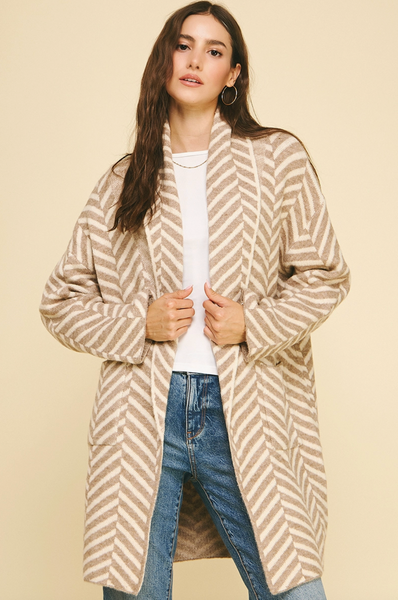 Nell Cardigan -- Taupe