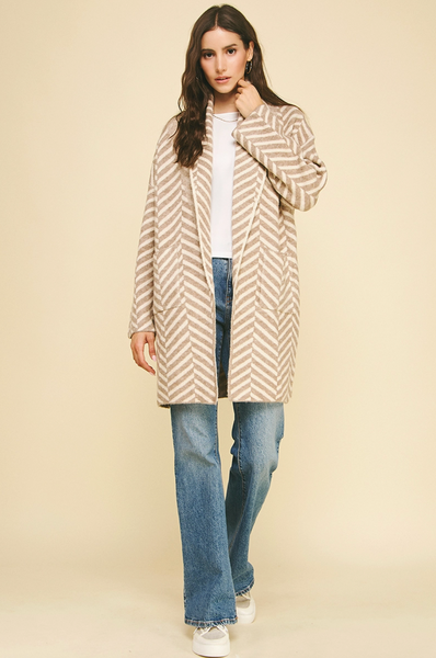 Nell Cardigan -- Taupe