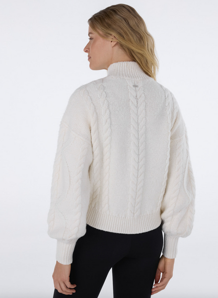 Cable Sweater -- Coconut