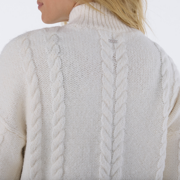 Cable Sweater -- Coconut