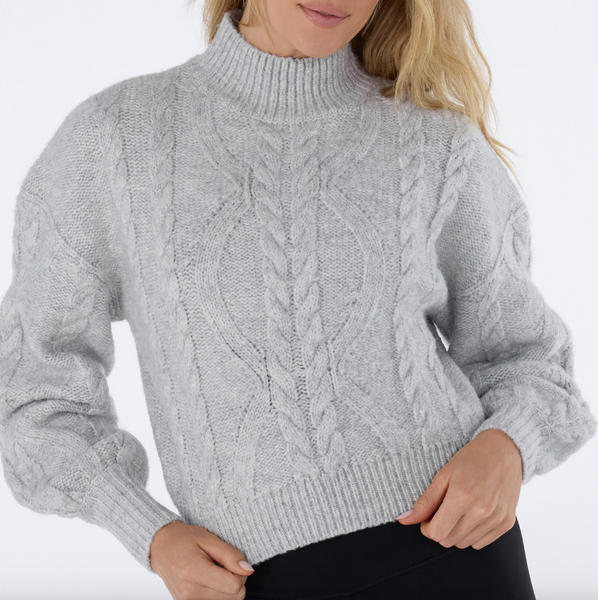 Cable Sweater -- Ash