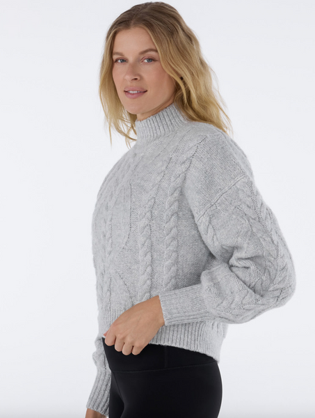 Cable Sweater -- Ash