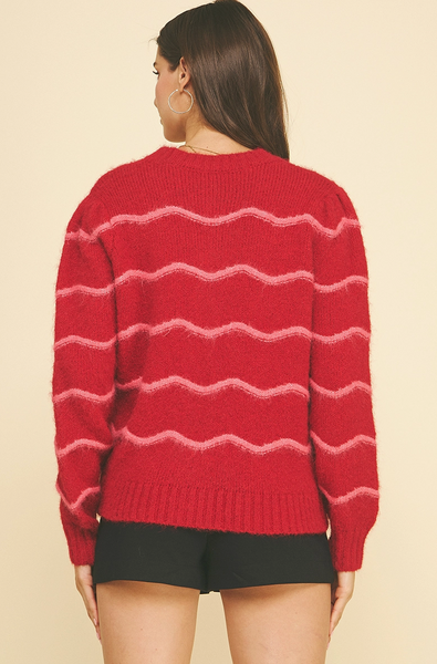 Skylar Cardigan -- Red