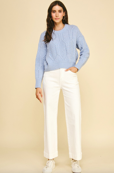 Astrid Sweater -- Baby Blue