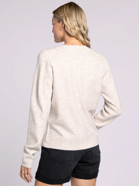 Barrett Sweater -- Heather Parchment