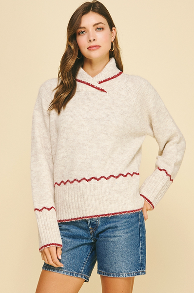 Margie Sweater -- Oatmeal