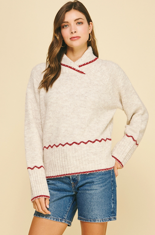 Margie Sweater -- Oatmeal